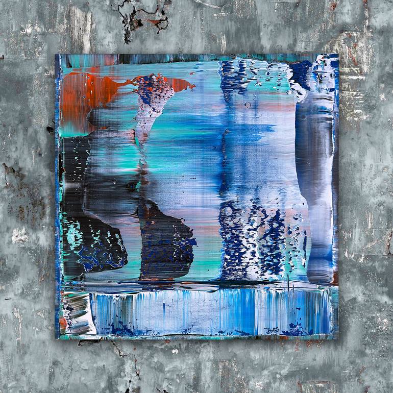 Original Abstract Expressionism Abstract Painting by Preston M Smith Pms