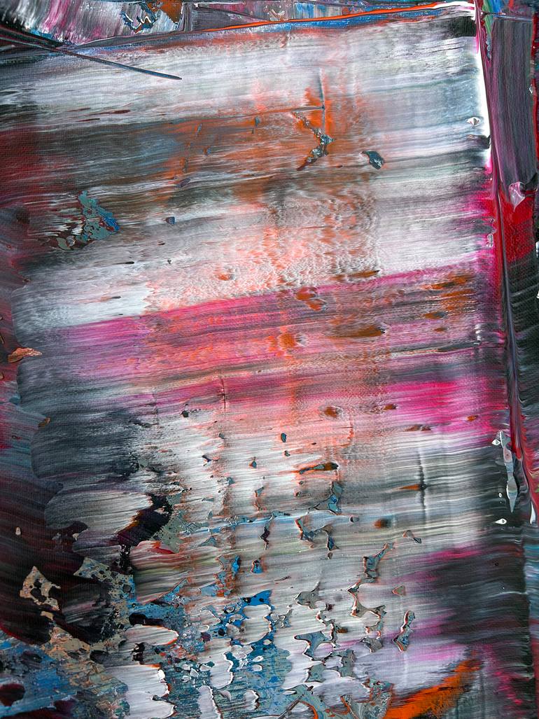 Original Abstract Expressionism Abstract Painting by Preston M Smith Pms