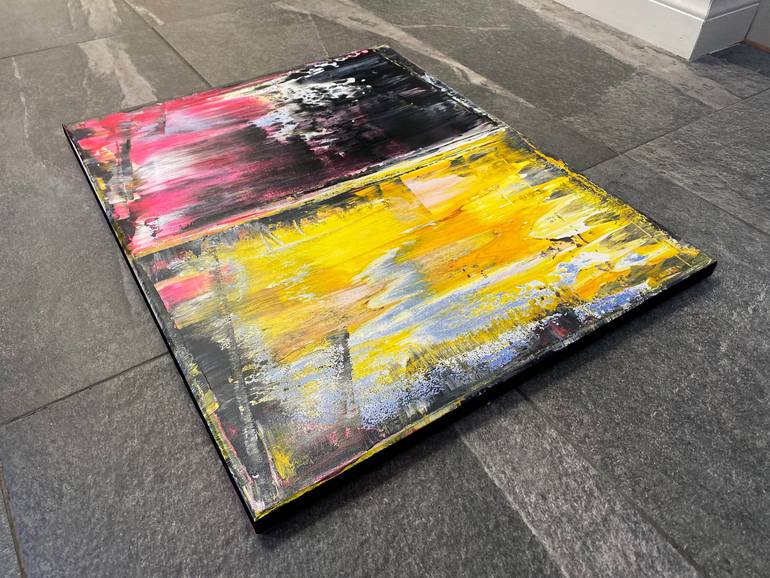 Original Abstract Expressionism Abstract Painting by Preston M Smith Pms