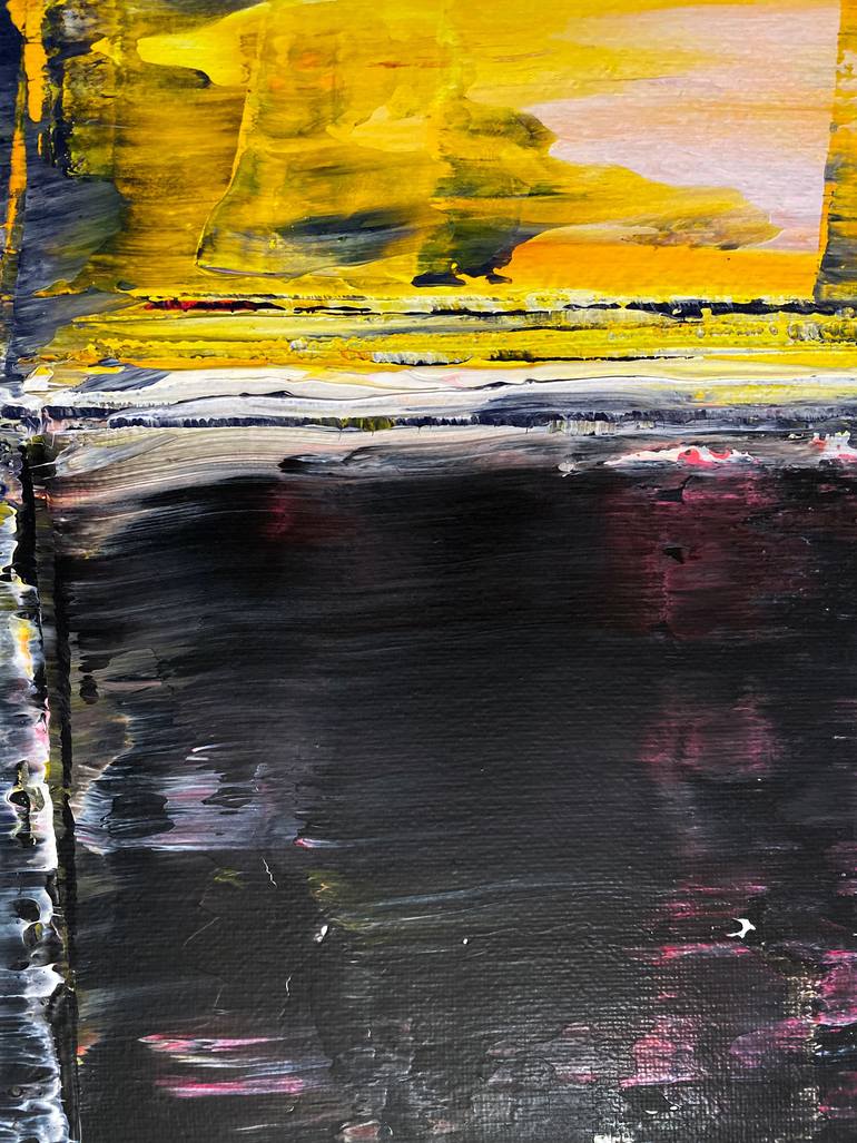 Original Abstract Expressionism Abstract Painting by Preston M Smith Pms