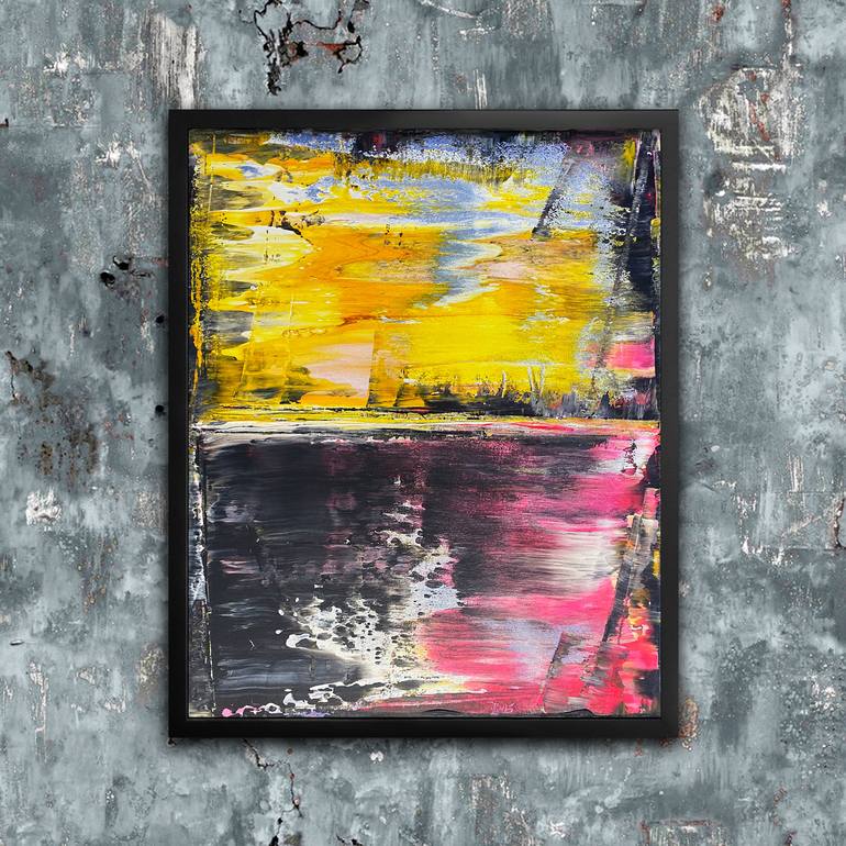 Original Abstract Expressionism Abstract Painting by Preston M Smith Pms