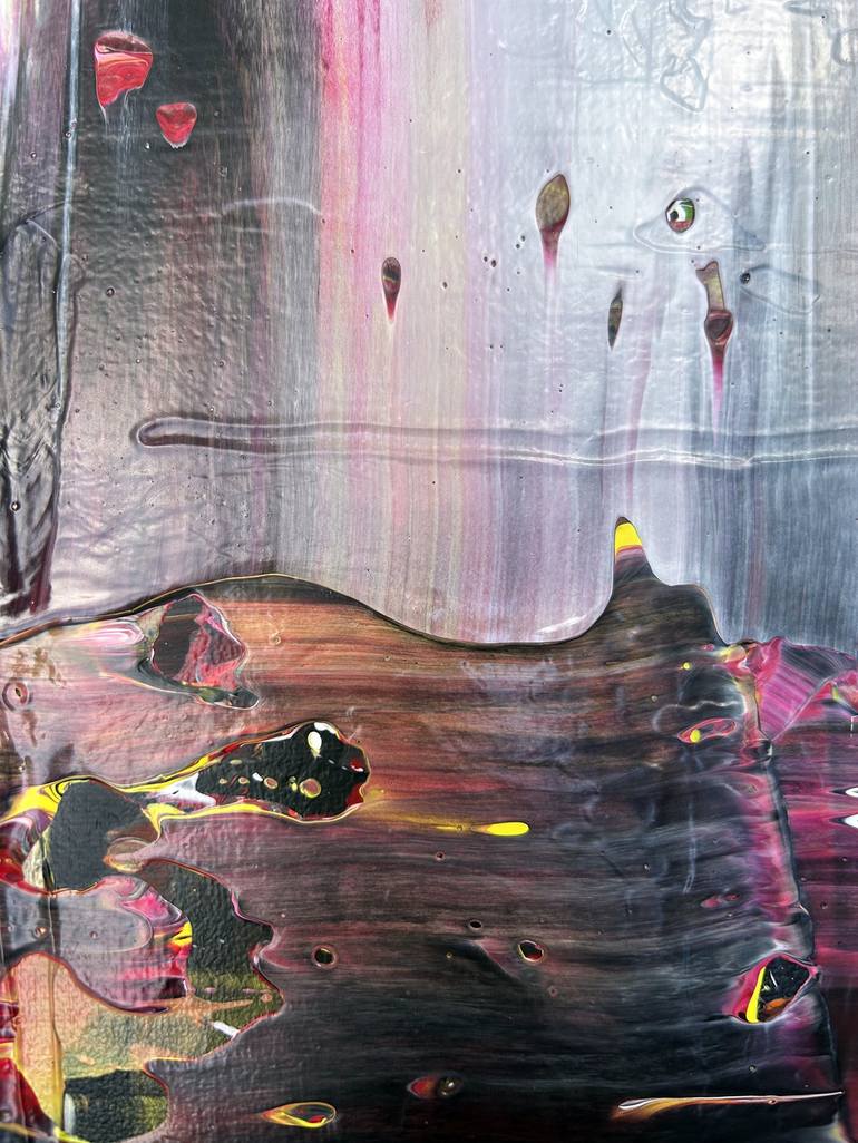 Original Abstract Expressionism Abstract Painting by Preston M Smith Pms