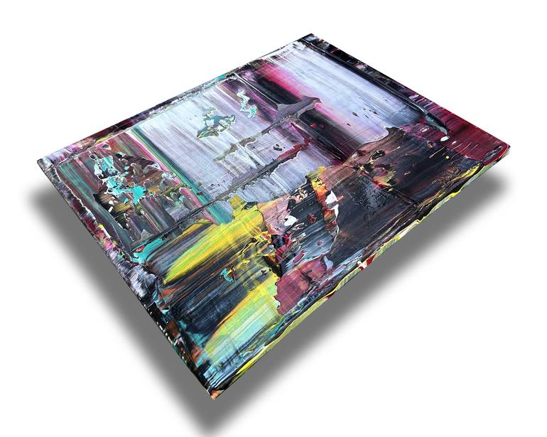 Original Abstract Expressionism Abstract Painting by Preston M Smith Pms