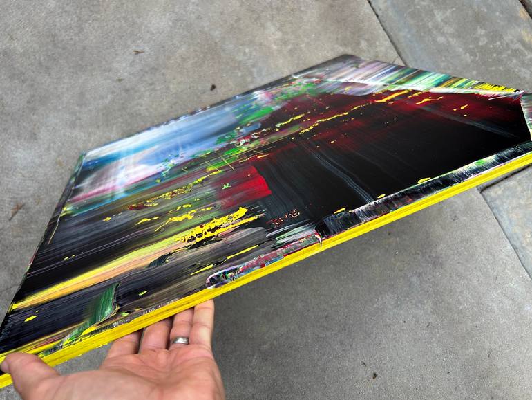 Original Abstract Expressionism Abstract Painting by Preston M Smith Pms