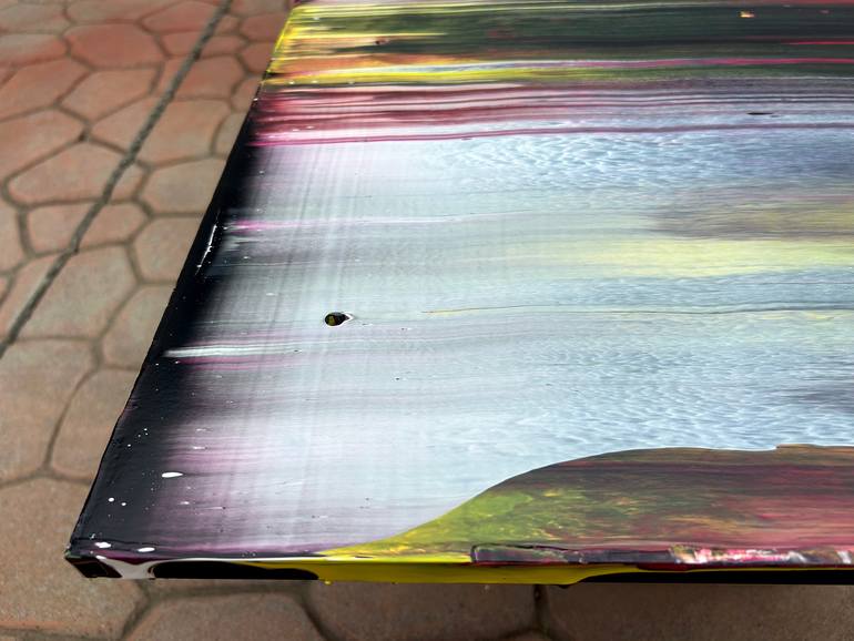 Original Abstract Expressionism Abstract Painting by Preston M Smith Pms