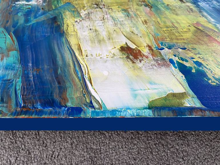 Original Abstract Expressionism Abstract Painting by Preston M Smith Pms
