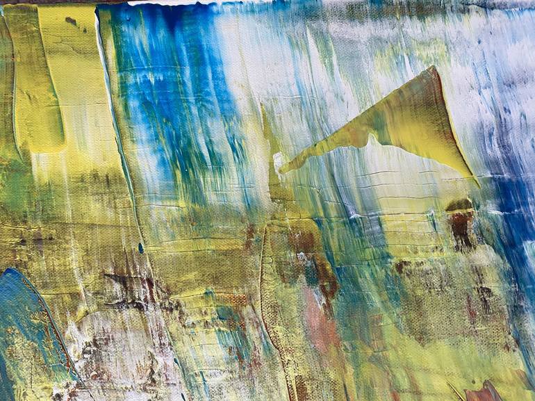 Original Abstract Expressionism Abstract Painting by Preston M Smith Pms