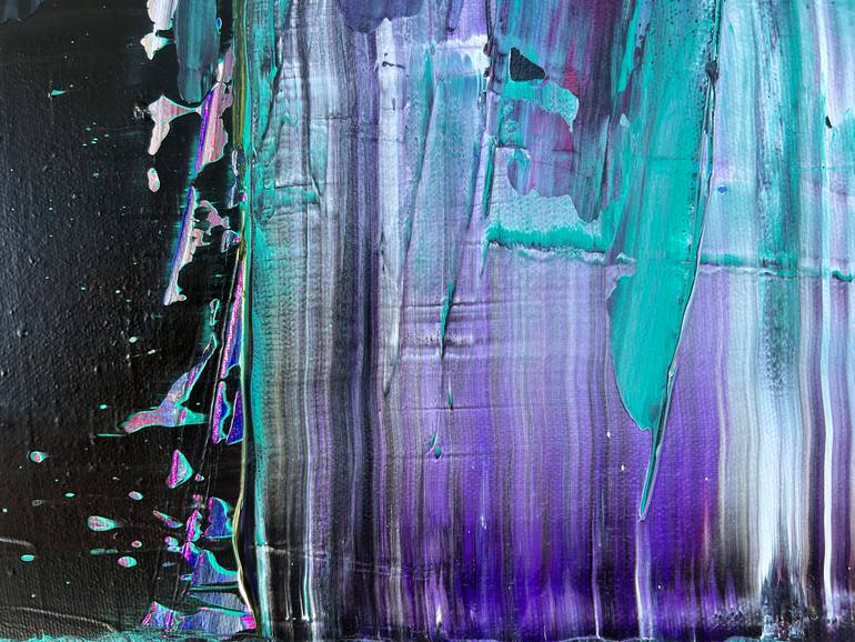 Original Abstract Expressionism Abstract Painting by Preston M Smith Pms