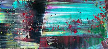 Original Abstract Expressionism Abstract Painting by Preston M Smith Pms
