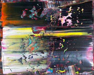 Original Abstract Expressionism Abstract Painting by Preston M Smith Pms