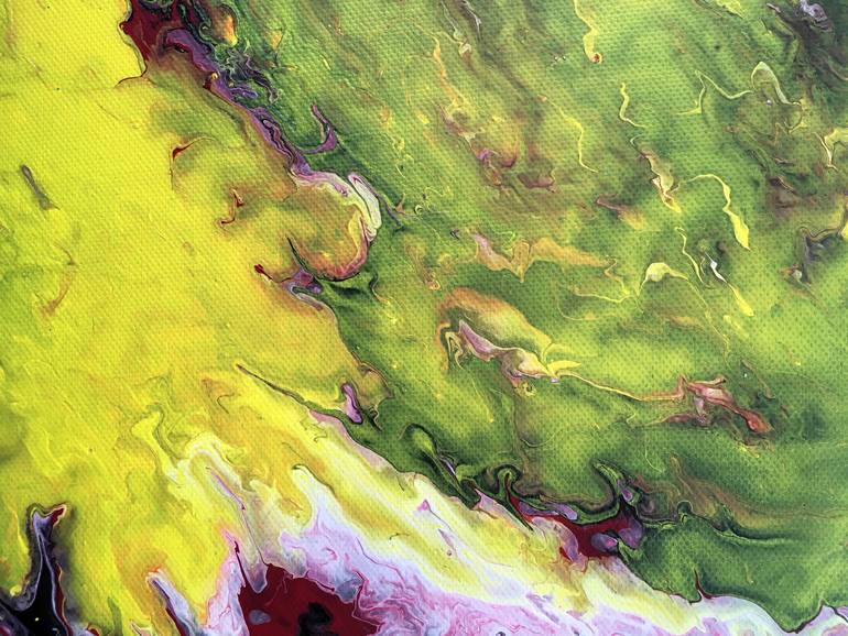 Original Abstract Expressionism Abstract Painting by Preston M Smith Pms