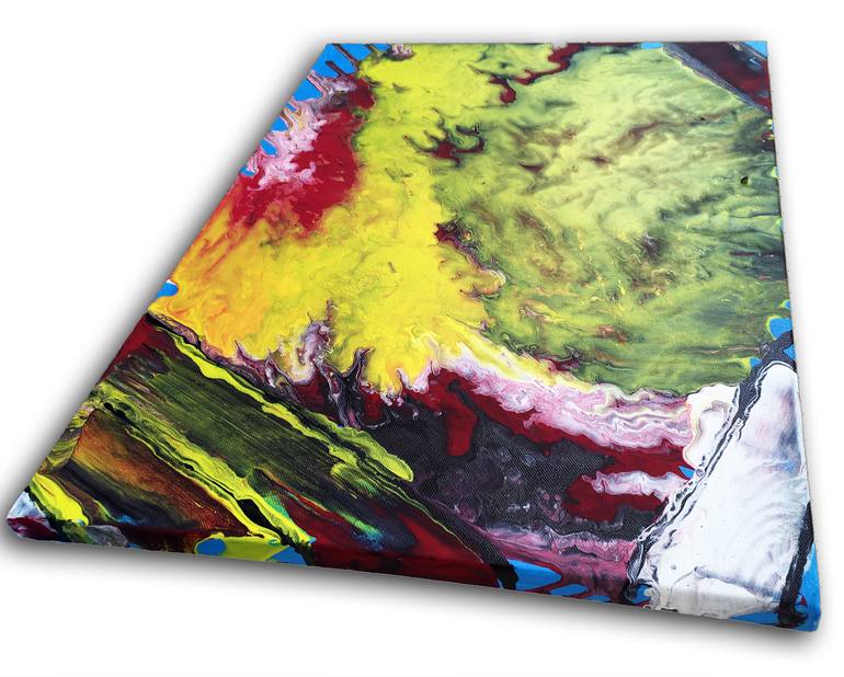 Original Abstract Expressionism Abstract Painting by Preston M Smith Pms