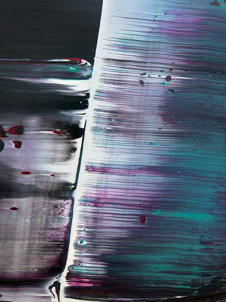 Original Abstract Expressionism Abstract Painting by Preston M Smith Pms