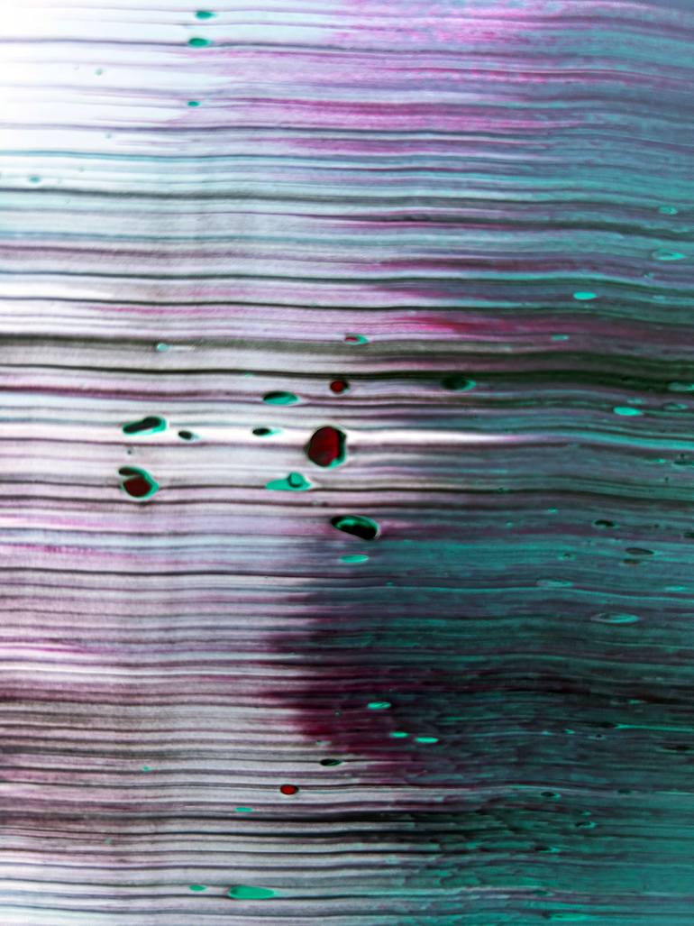 Original Abstract Expressionism Abstract Painting by Preston M Smith Pms