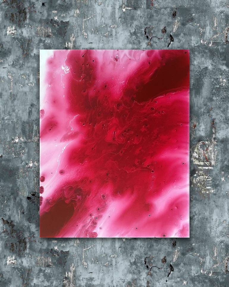 Original Abstract Expressionism Abstract Painting by Preston M Smith Pms