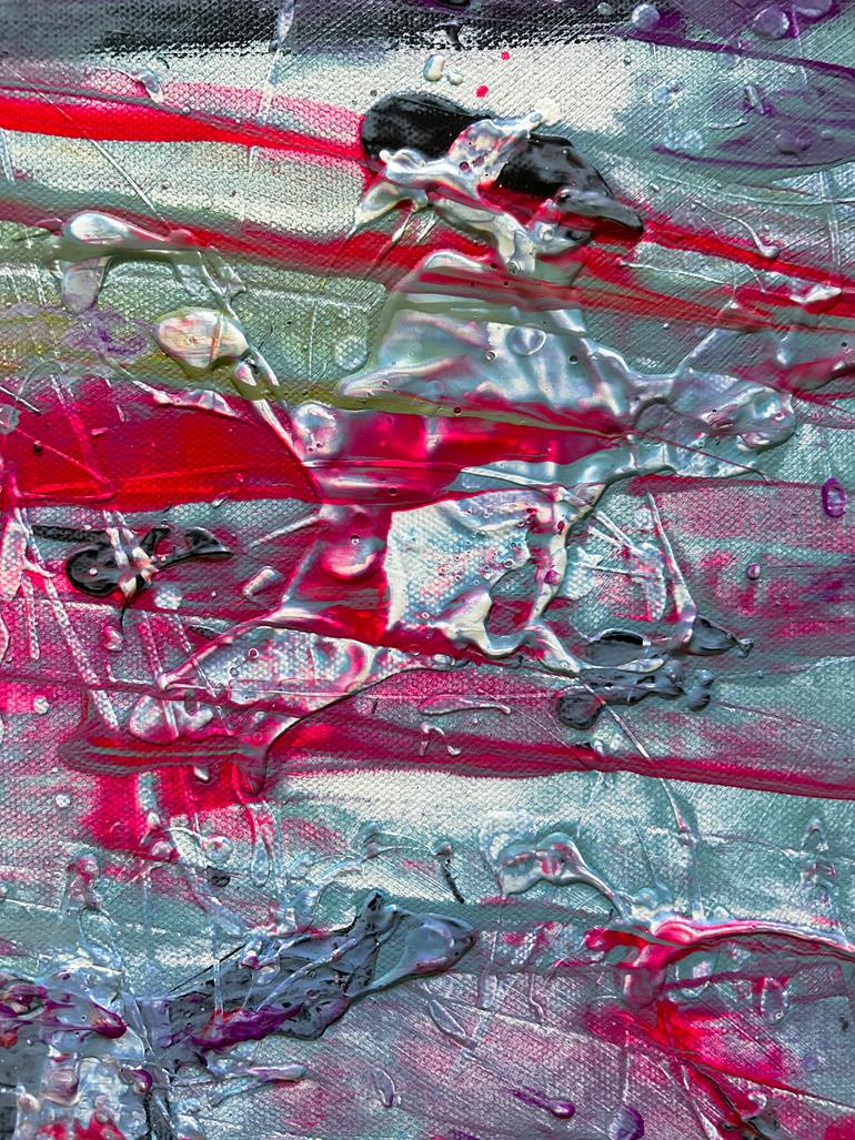 Original Abstract Expressionism Abstract Painting by Preston M Smith Pms