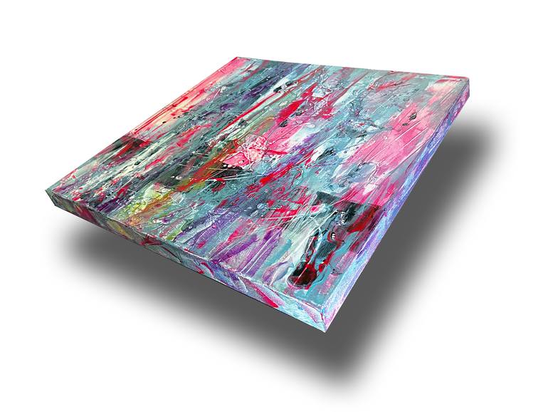 Original Abstract Expressionism Abstract Painting by Preston M Smith Pms