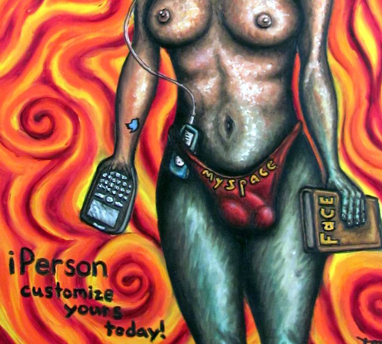 Original Figurative Nude Painting by Preston M Smith PMS
