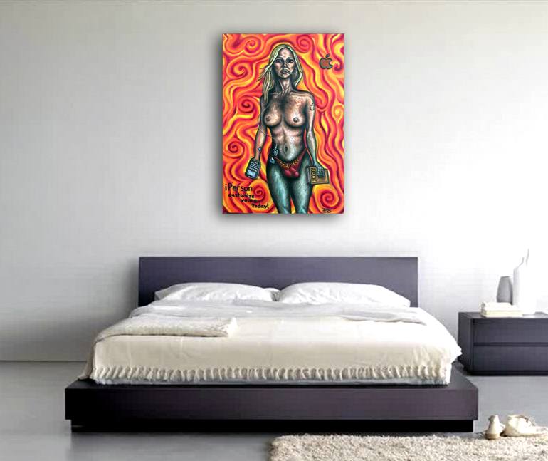 Original Figurative Nude Painting by Preston M Smith PMS