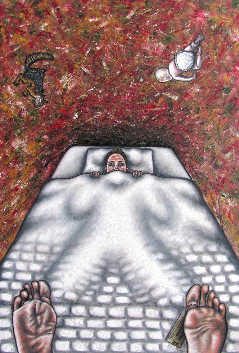 Print of Abstract Mortality Paintings by Preston M Smith Pms