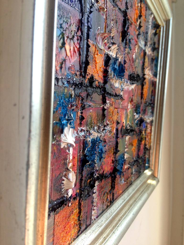 Original Abstract Expressionism Abstract Painting by Preston M Smith Pms