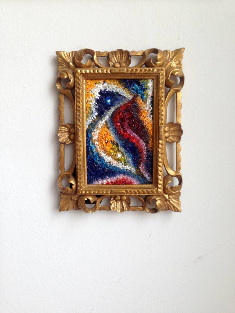 Original Abstract Water Painting by Preston M Smith Pms