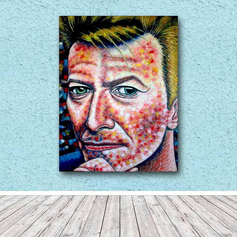 Original Figurative Celebrity Paintings by Preston M Smith Pms