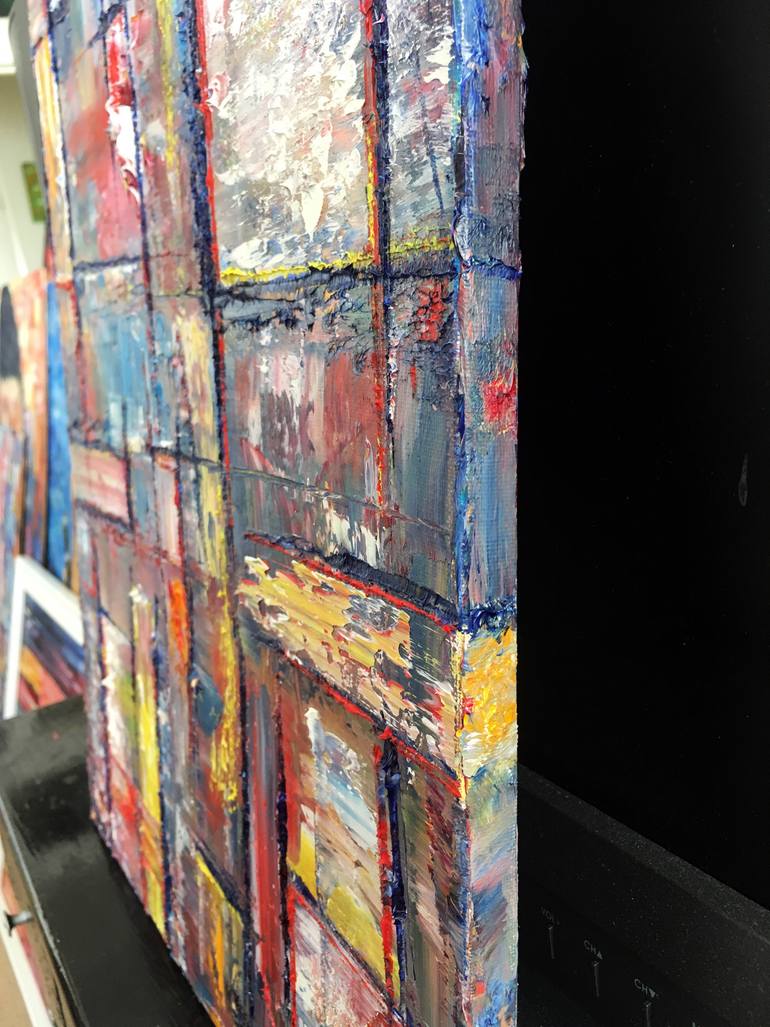 Original Abstract Expressionism Abstract Painting by Preston M Smith Pms