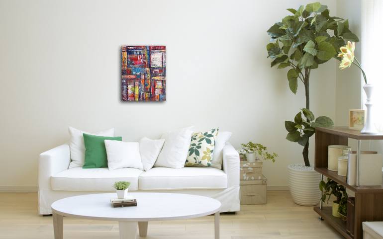 Original Abstract Expressionism Abstract Painting by Preston M Smith Pms