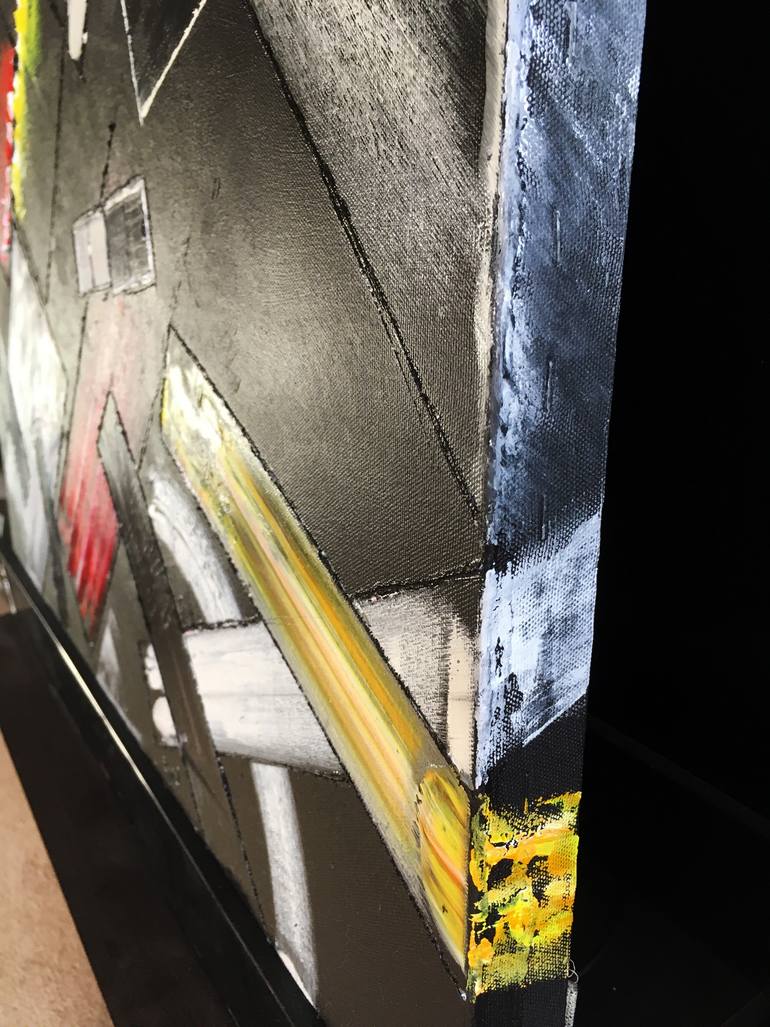 Original Abstract Expressionism Abstract Painting by Preston M Smith Pms