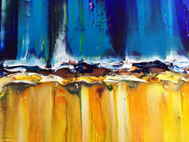 Original Abstract Patterns Painting by Preston M Smith Pms
