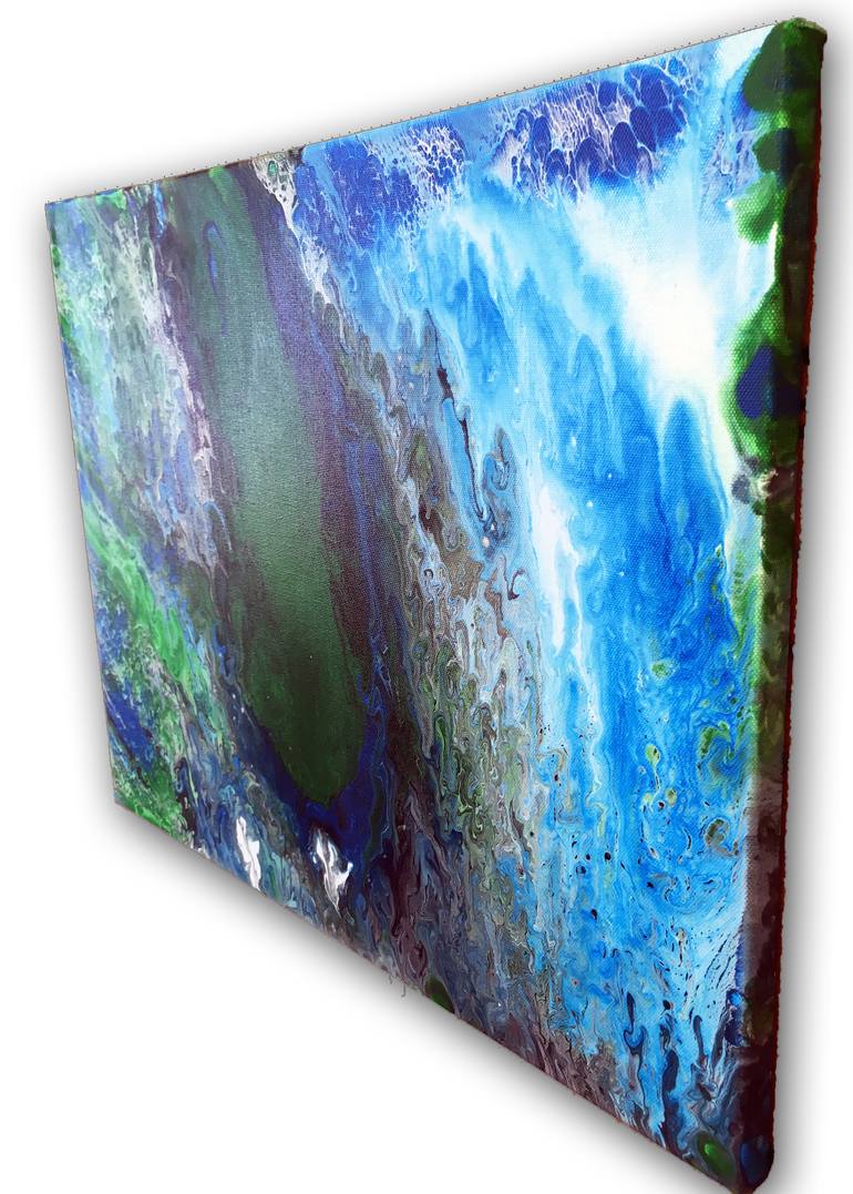 Original Abstract Expressionism Abstract Painting by Preston M Smith Pms