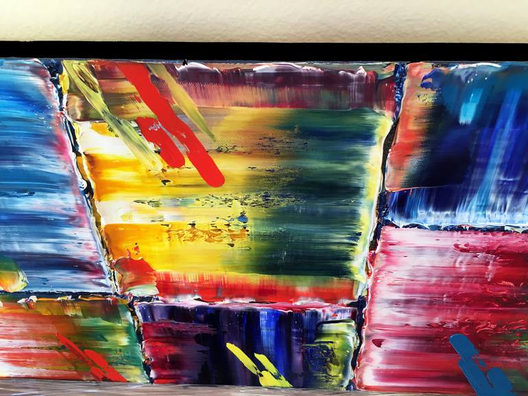 Original Abstract Painting by Preston M Smith PMS