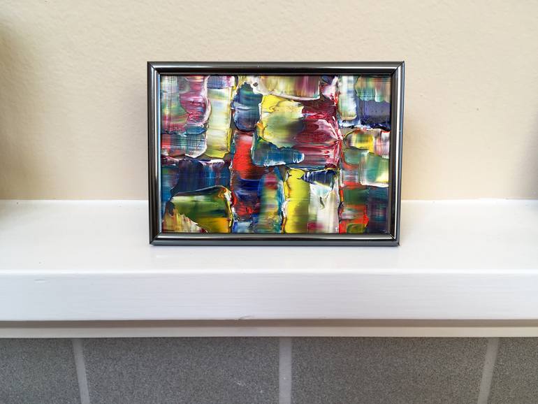 Original Abstract Expressionism Abstract Painting by Preston M Smith Pms