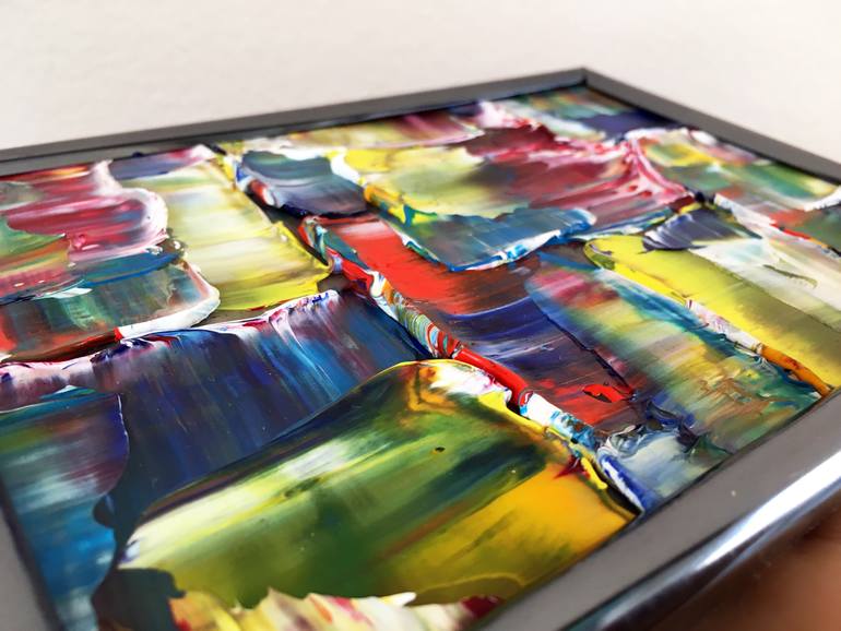 Original Abstract Expressionism Abstract Painting by Preston M Smith Pms