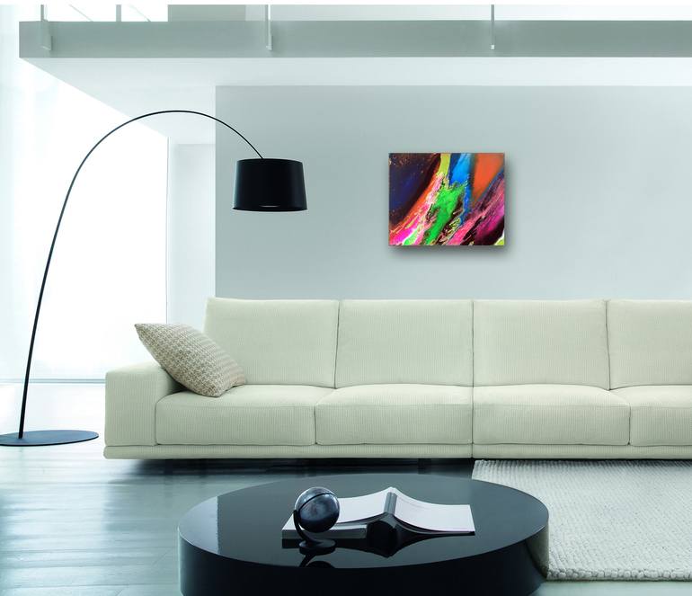 Original Abstract Expressionism Abstract Painting by Preston M Smith Pms