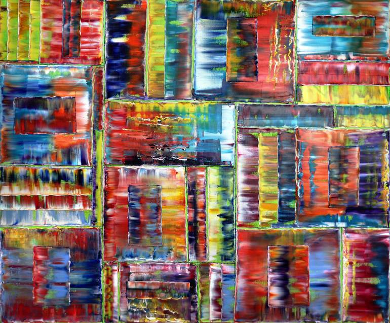 Print of Abstract Expressionism Abstract Paintings by Preston M Smith Pms