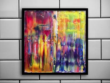 Original Abstract Expressionism Abstract Paintings by Preston M Smith PMS