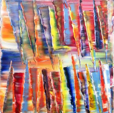 Original Abstract Paintings by Preston M Smith PMS