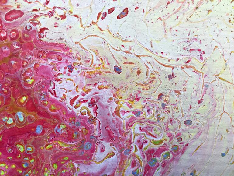 Original Abstract Expressionism Abstract Painting by Preston M Smith Pms