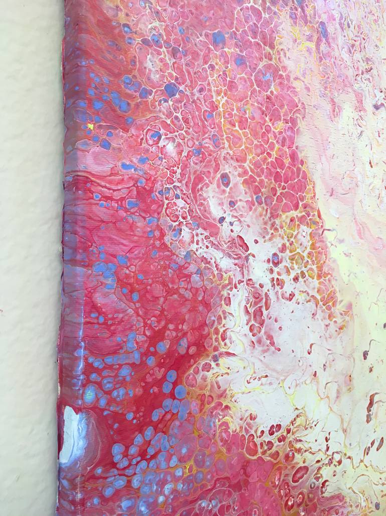 Original Abstract Expressionism Abstract Painting by Preston M Smith Pms