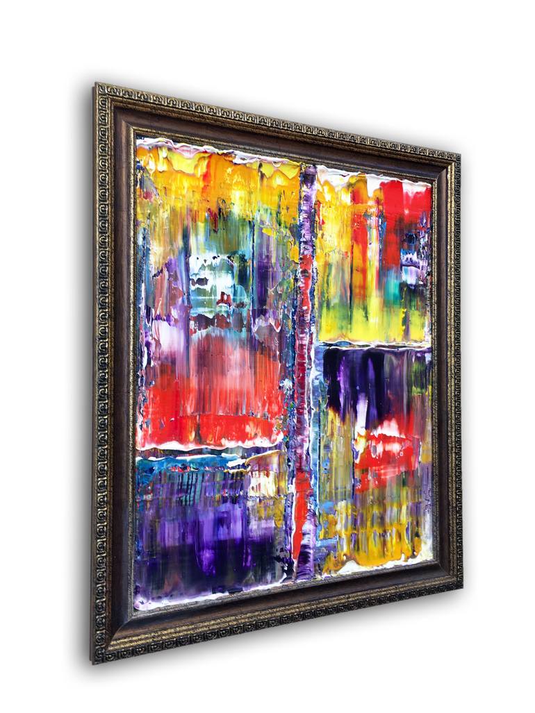 Original Abstract Expressionism Abstract Painting by Preston M Smith Pms