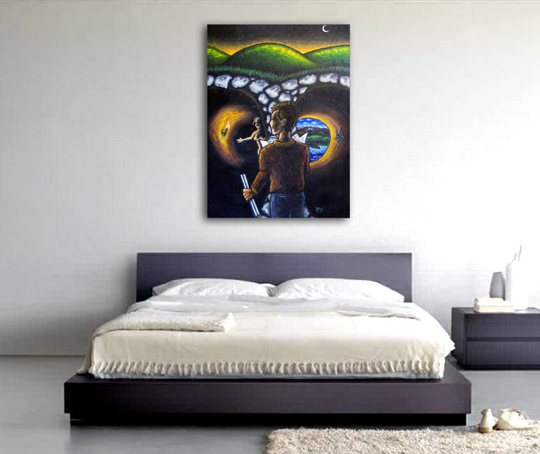 Original Figurative People Painting by Preston M Smith Pms