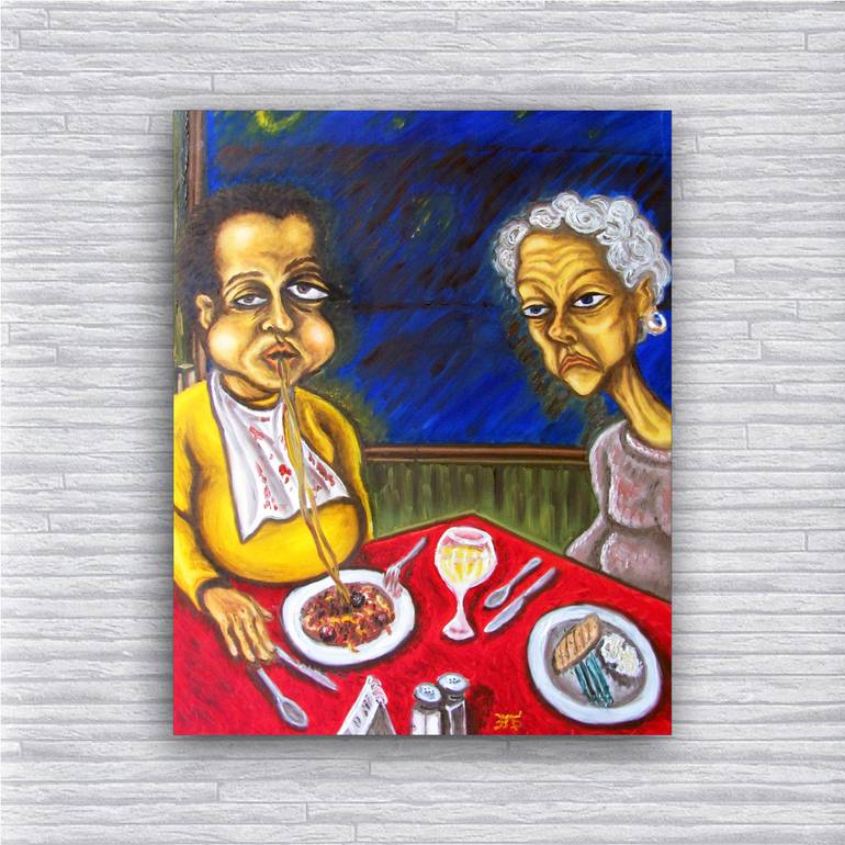Original Cubism Pop Culture/Celebrity Painting by Preston M Smith Pms