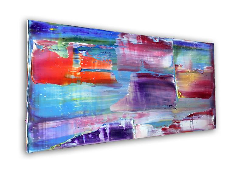 Original Abstract Expressionism Abstract Painting by Preston M Smith Pms