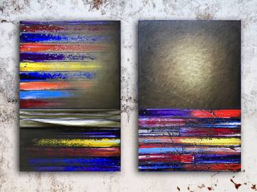 Original Modern Abstract Paintings by Preston M Smith PMS