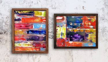 Original Abstract Paintings by Preston M Smith PMS