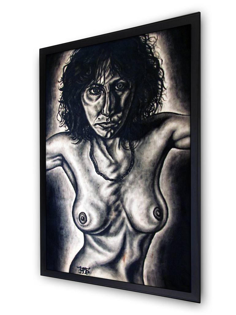 Original Pop Art Nude Painting by Preston M Smith PMS