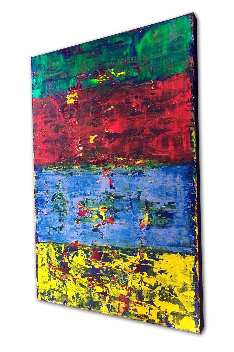 Original Abstract Painting by Preston M Smith PMS