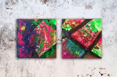 Original Abstract Paintings by Preston M Smith PMS